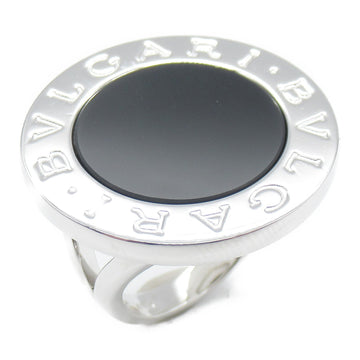 BVLGARI  Ring Ring Black Silver K18WG[WhiteGold] Onyx Black Silver