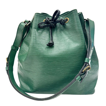 LOUIS VUITTON Petit Noe Epi M44104 8909A2 Green Black Shoulder Bag Ladies