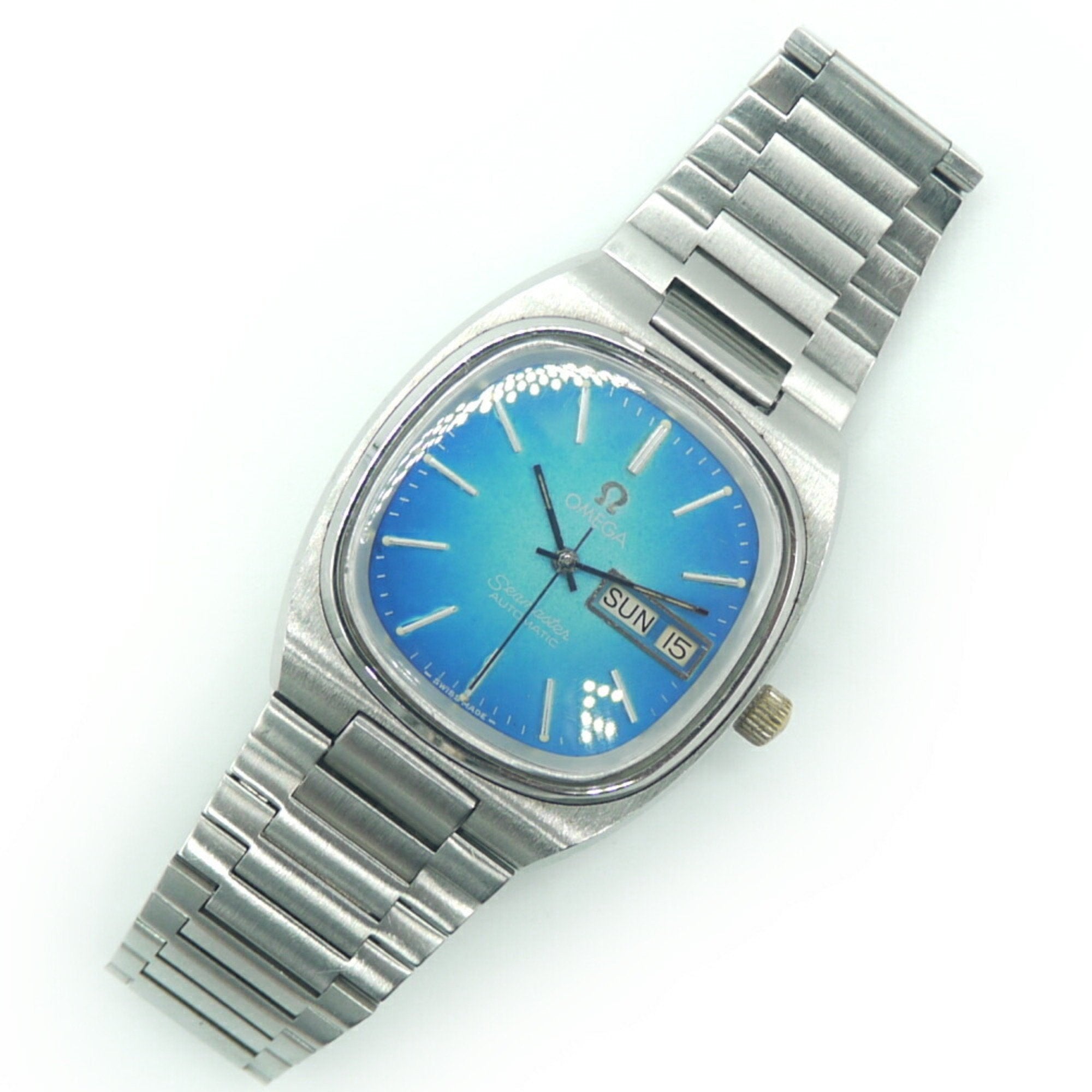 OMEGA Seamaster TV screen color dial 166.0211 automatic winding