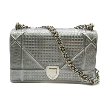 Dior Diorama ChainShoulder Bag Silver enamel