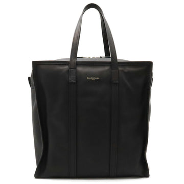 BALENCIAGA Bazaar Shopper M Tote Bag Shoulder Leather Black 443097