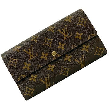 Louis Vuitton Bifold Long Wallet Portefeuille Sarah Brown Monogram M61734 TH1925 LOUIS VUITTON Flap Old Women's Men's Unisex LV