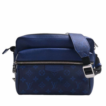 LOUIS VUITTON Taigarama Outdoor Messenger PM Shoulder Bag M30242 Blue Men's