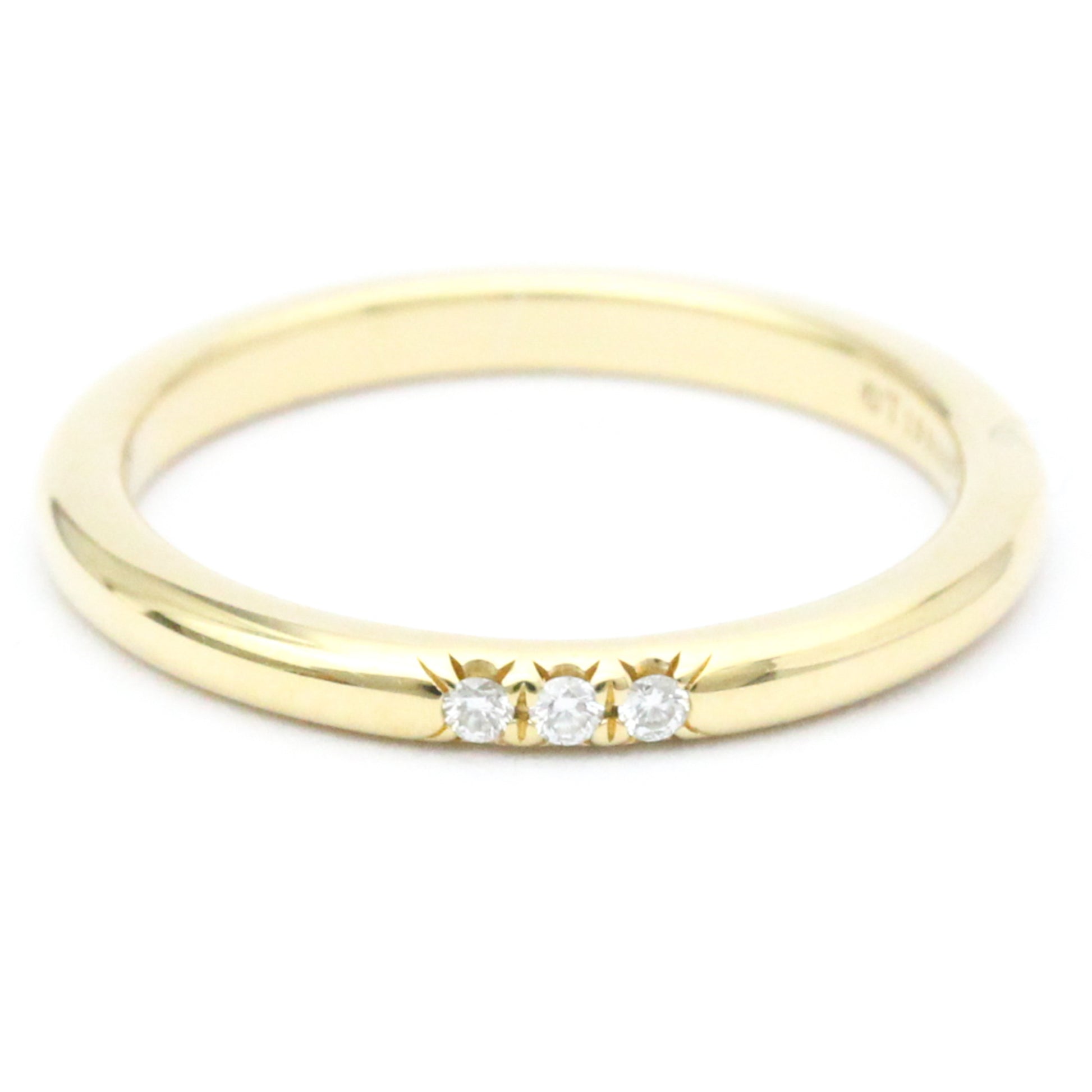 TIFFANY Forever Diamond Wedding Ring Yellow Gold [18K] Fashion Diamond Band  Ring Gold