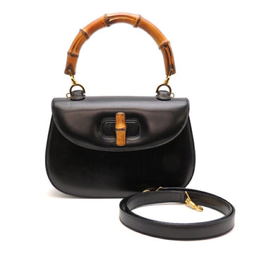 Gucci Bamboo Turnlock Ladies Handbag 000.926.0633 Calf Noir