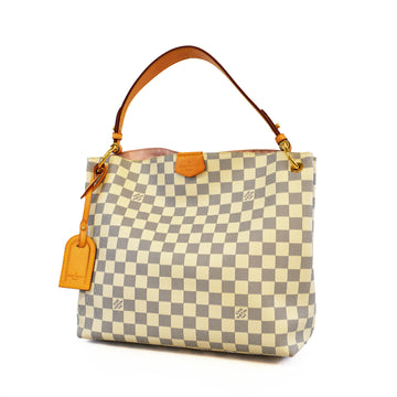 Louis Vuitton Shoulder Bag Damier Azur Graceful PM N42249