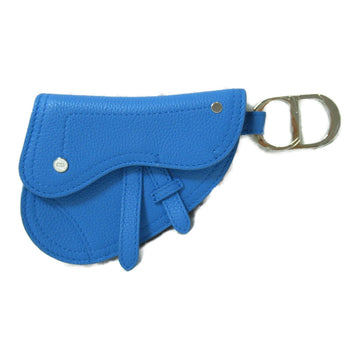 Dior Saddle pouch Blue leather