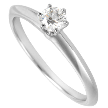 TIFFANY&Co Diamond 0.22ct[I/VS1/3EX] Solitaire Ring Pt950 #13