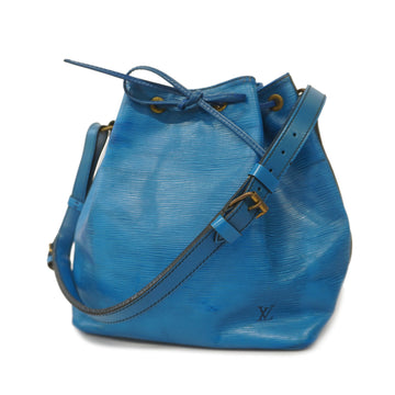 LOUIS VUITTON[3ye5666] Auth  Shoulder Bag Epi Petite Noe M44105 Toledo Blue