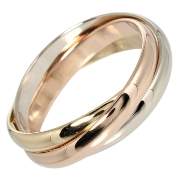 CARTIER Trinity No. 9 Ring 4.16g K18 Gold YG PG WG