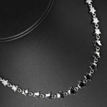 TIFFANY Necklace Puff Star Choker Silver 925 &Co.