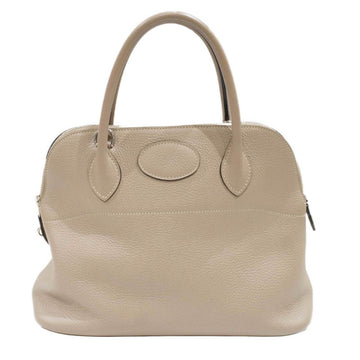 HERMES Bolide 31 Handbag Shoulder Bag Tourtiere Gray/SV Hardware Taurillon P Engraved Ladies Men's