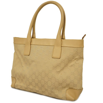 GUCCIAuth  GG Canvas Tote Bag 33890 GG Canvas Beige