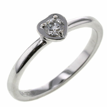 Cartier Ring Diamant L??ger de Heart 1P B4087900 K18 White Gold Diamond No. 13 Women's CARTIER K21021562