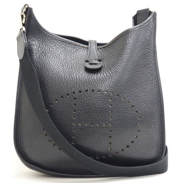 HERMES Evelyn 2PM Shoulder Bag Black Ladies