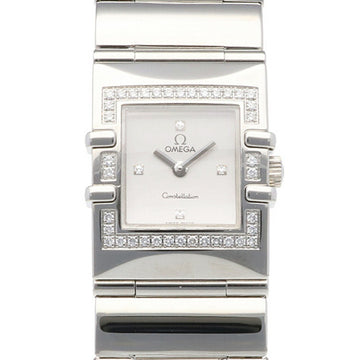 OMEGA Constellation Quadra Watch Stainless Steel 1528.36.00 Quartz Ladies