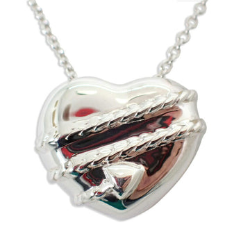 TIFFANY 925 heart & arrow pendant necklace