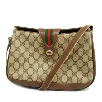 GUCCIAuth  Sherry Line Shoulder Bag 116 02 076 Women's GG Supreme,Leather Should