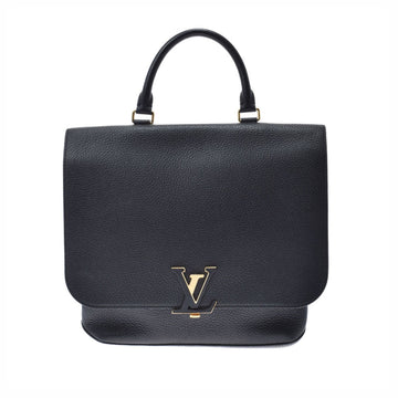 Louis Vuitton Volta Noir M50255 Women's Taurillon Leather Shoulder Bag