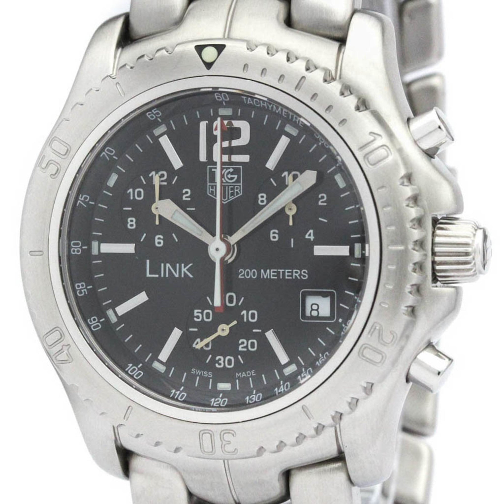 TAG HEUERPolished Link Chronograph Jason Bourne Steel Watch