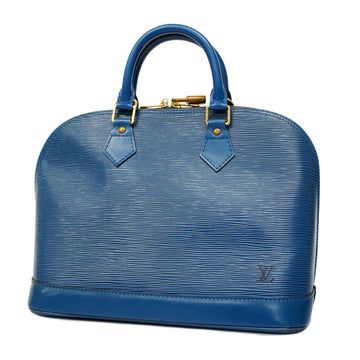 LOUIS VUITTON[3yb1373] Auth  Handbag Epi Alma M52145 Toledo Blue