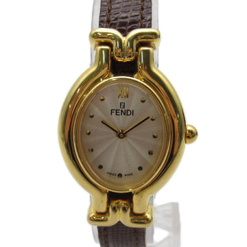 FENDI Wrist Watch 640L Quartz Silver Gold Plated 640L