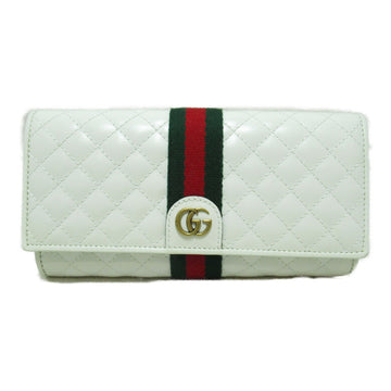 GUCCI GG marmont purse White leather 536451