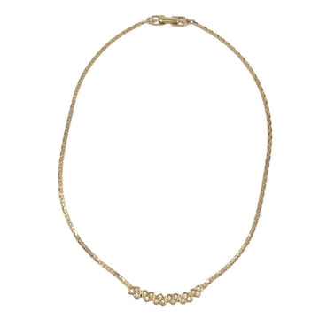 Givenchy choker necklace heart rhinestone women's gold