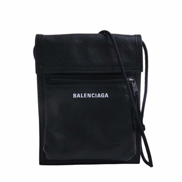 BALENCIAGA Leather Explorer Small Pouch Shoulder Bag 532298 Black Women's