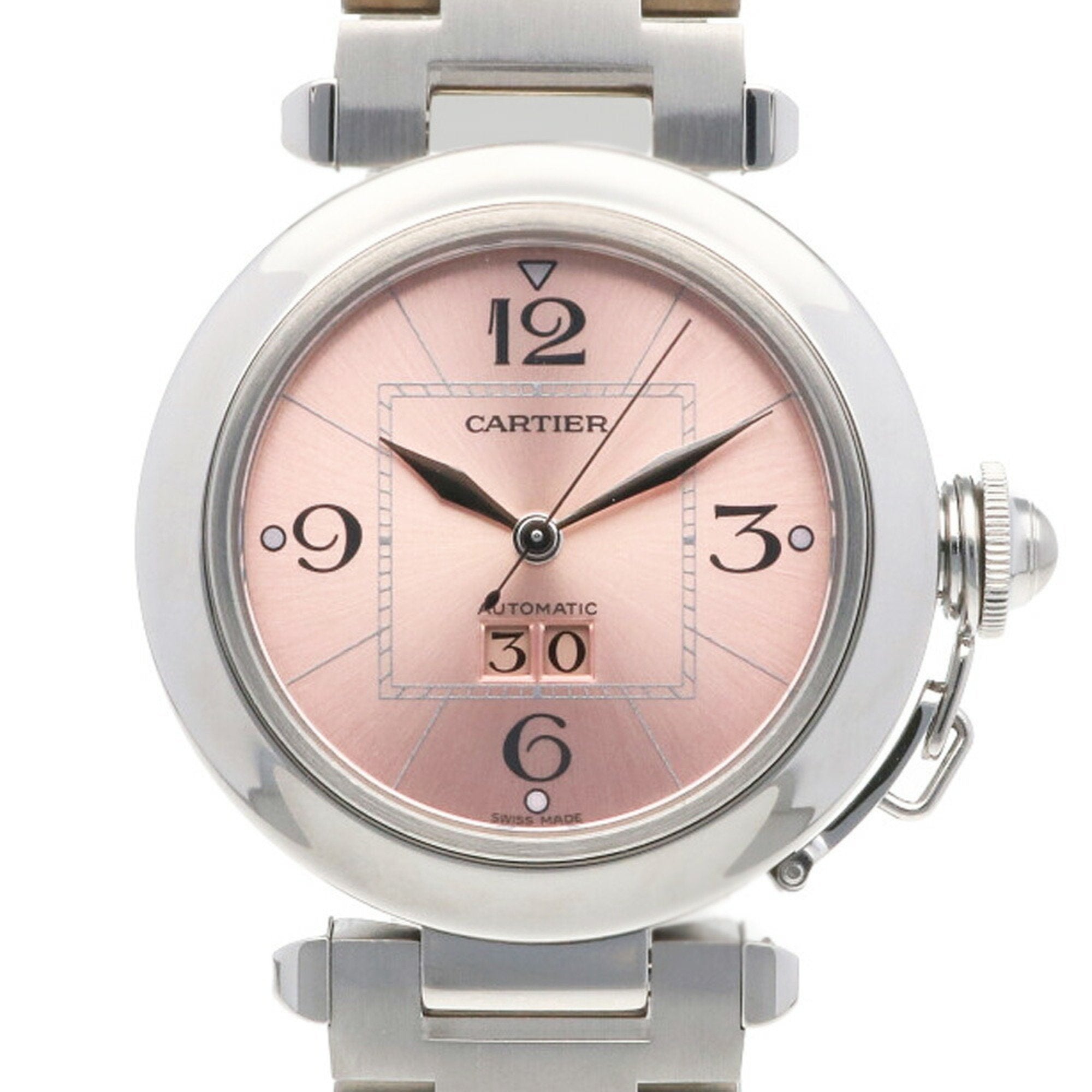 Cartier Pasha C Big Date Watch SS 2475 Unisex