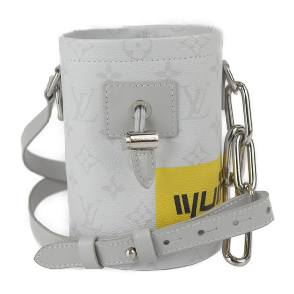 LOUIS VUITTON Monogram Chalk Nano Bag White 1287552