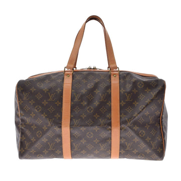 Louis Vuitton Monogram Sax Pull 45 Brown M41624 Women's Canvas Boston Bag