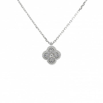 VAN CLEEF & ARPELS Sweet Alhambra Necklace/Pendant K18WG White Gold