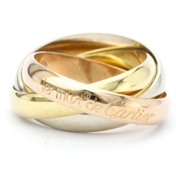 CARTIER Trinity Pink Gold [18K],White Gold [18K],Yellow Gold [18K] Fashion No Stone Band Ring Gold