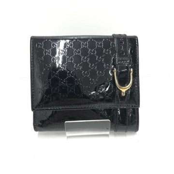 GUCCI Micro  Shima Bifold Wallet 309755 Black