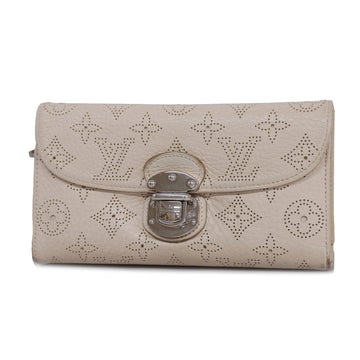 LOUIS VUITTONAuth  Mahina Portefeuilles Amelia M58156 Women's Long Wallet Blanc