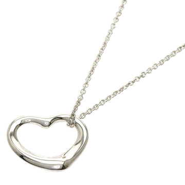TIFFANY Open Heart Small Necklace Silver Ladies &Co.