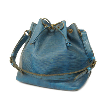 LOUIS VUITTON[3za0952] Auth  Shoulder Bag Epi Petite Noe M44105 Toledo Blue