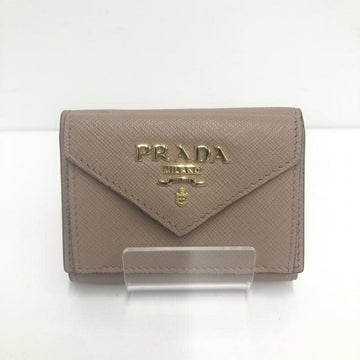 PRADA Saffiano Compact Wallet 1MH021