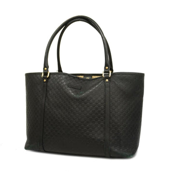 GUCCI tote bag micro sima 449647 leather black gold hardware ladies