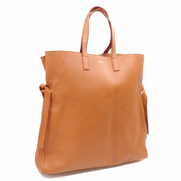 JIL SANDER Large Tote Bag Ladies Brown Leather