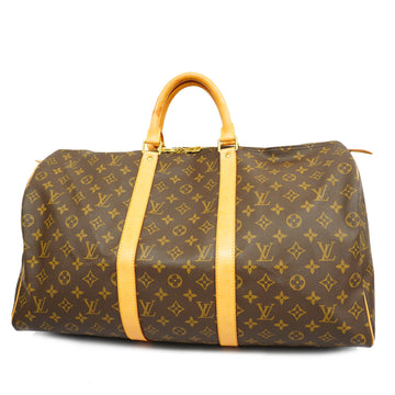 LOUIS VUITTONAuth  Monogram Keepol 50 M41426 Men,Women,Unisex Boston Bag