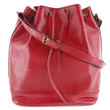 LOUIS VUITTON Noe Epi Leather Red 862 Women's Shoulder Bag