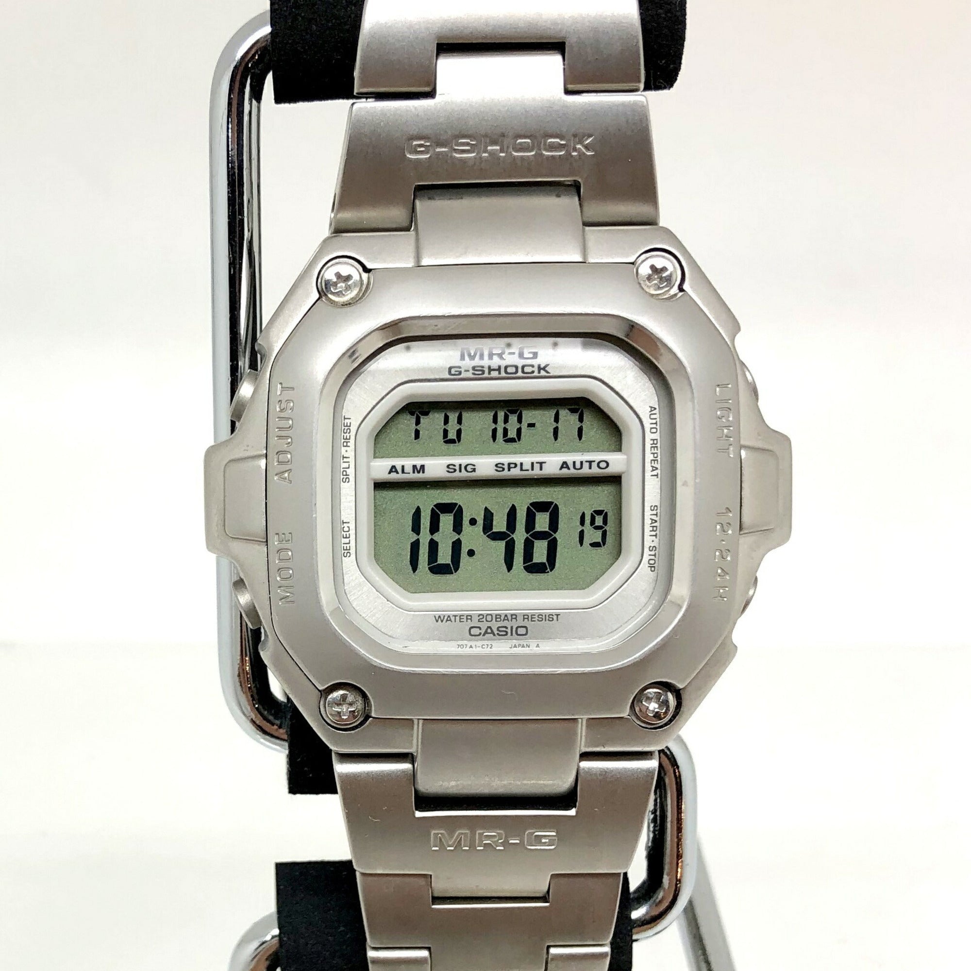 CASIO G-SHOCK watch MRG-110 MR-G digital screw back metal band timer q