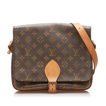 Louis Vuitton Monogram Cartesier GM Shoulder Bag M51252 Brown PVC Leather Women's LOUIS VUITTON