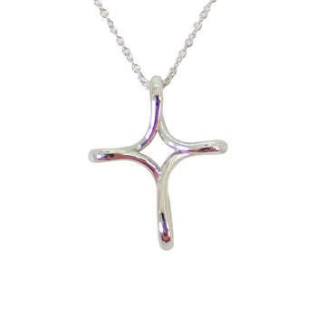 TIFFANY 925 infinity cross pendant necklace