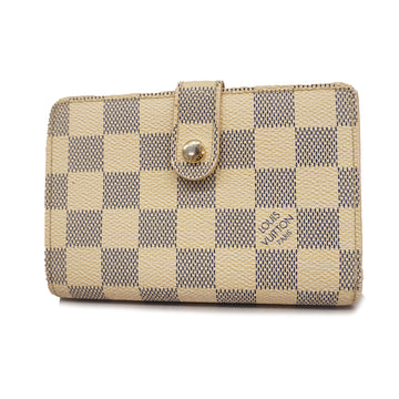 LOUIS VUITTONAuth  Damier Azur Portefeuille Viennois N61676 Women's Wallet