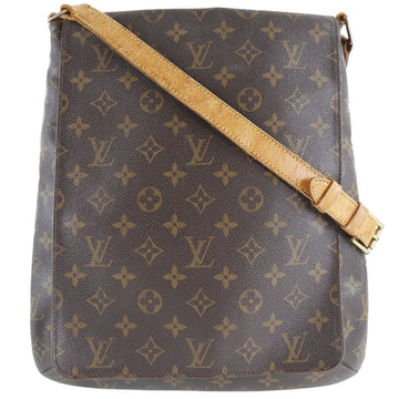 LOUIS VUITTON Musette Monogram Canvas Brown AS0011 Women's Shoulder Bag