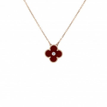 Van Cleef & Arpels Vintage Alhambra 2011 Holiday Collection Necklace/Pendant K18PG Pink Gold