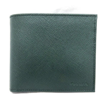 PRADA Saffiano 2M0513 leather bi-fold wallet unisex